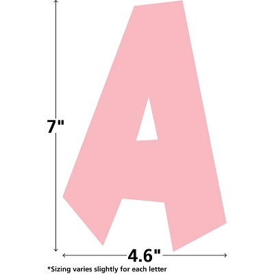 Teacher Created Resources® Pastel Pop 7 Fun Font Letters, 120 Per Pack