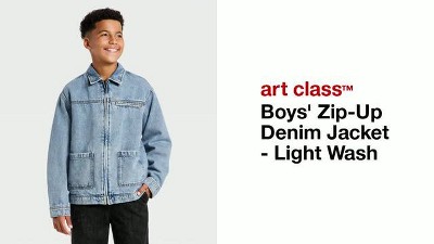 Boys' Denim Jacket - art class™ Light Wash : Target