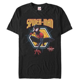 Men's Marvel Spider-Man: Into the Spider-Verse Hexagon T-Shirt - 1 of 4