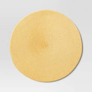 Polyround Charger Placemat Yellow - Threshold™