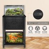 MaseiKar 5-10 Gallon Fish Tank Stand, Heavy Duty Aquarium Stand with Cabinet & Power Outlets for Fish Tank Accessories Storage, Double Tank Stand - 4 of 4