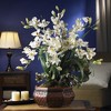 HomeStock Large Cymbidium Silk Flower Arrangement - 3 of 3