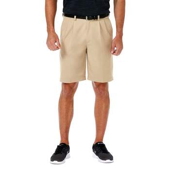 Haggar Men's Cool 18 Pro Regular Fit Pleated Front Short