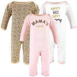 Hudson Baby Infant Girls Cotton Coveralls, Leopard Mamas Mini