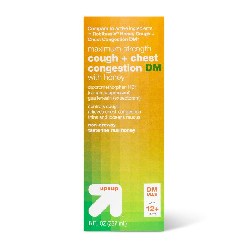 Cough Relief Liquid Honey - 8 fl oz - up &#38; up&#8482;, 1 of 5