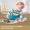 Nasitip Realistic Braided Area Rug,Machine Washable Non-Shedding Modern Abstract Rug for Bedroom,Dining Room,Home Office - 4 of 4