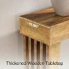 Tribesigns 70.9-Inch Extra Long Narrow Console Table, 2-Tier Wooden Sofa Table with Heavy Duty U-Shaped Pedestal, for Living Room - 3 of 4