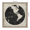 Amanti Art World News Map I by Elizabeth Medley Canvas Wall Art Print Framed 22 x 22-in. - 4 of 4