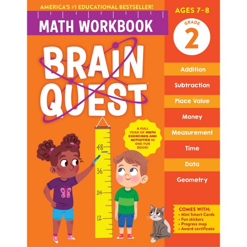 Brain Quest Math Workbook: 2nd Grade - (brain Quest Math Workbooks) By ...