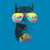 Men's Design By Humans Cat Breeze By Artemple T-Shirt - 2 of 3