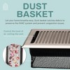 Home Intuition Contemporary Floor Vent Cover 4X12 Inch with Mesh Cover Trap Heat and Air Walkable Metal Floor Vent for HVAC Duct, Satin Nickel - 2 of 4