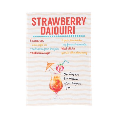 C&F Home Strawberry Daiquiri Printed Flour Sack Kitchen Towel Dishtowel