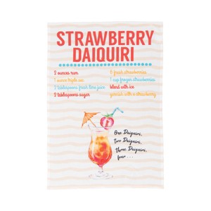 C&F Home Strawberry Daiquiri Printed Flour Sack Kitchen Towel Dishtowel - 1 of 2