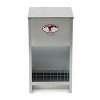 Little Giant 25 lb Large High Capacity Galvanized Steel Poultry Feeder w/Grid - 2 of 4