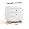 Storkcraft Santorini 3 Drawer Dresser with Removable Changing Topper - 4 of 4
