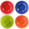 Hometrends Crenshaw 4 Piece 7.25 Inch Round Ceramic Bowl Set in Assorted Colors - image 2 of 4