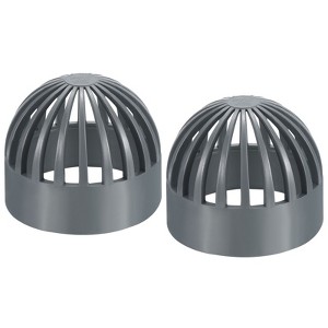 Unique Bargains Round Outdoor Leakproof Sewer Drain Pipe Fitting Adapter - 1 of 3