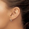 Chisel Stainless Steel Polished 1.6mm Hinged Hoop Earrings - 3 of 4
