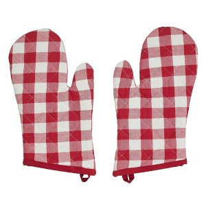 Annie Buffalo Check Red Oven Mitt Set of 2 - 1 of 1