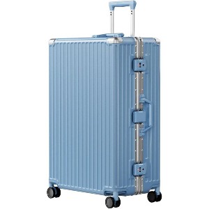 Luupatchy Business Aluminum Frame Zipperless Checked Luggage Hard Shell Suitcase with TSA Lock - 1 of 4