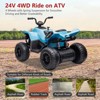 Licensed McLaren 24V Kids ATV 4-Wheeler Electric Ride-On Car with 800W Motor ¨C Off-Road Quad for Kids Ages 3-8 - 3 of 4