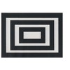Evergreen Black and White Frame Layering Mat Indoor and Outdoor Decor - 3 of 3