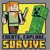 Boy's Minecraft Create Explore Survive Performance Tee - 2 of 4