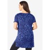 Roaman's Women's Plus Size Short-Sleeve V Neck Ultimate Tunic - 3 of 4