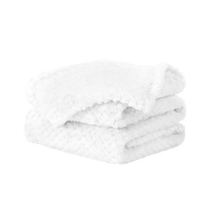 PiccoCasa Soft Warm Flannel Fleece Fuzzy Plush Lightweight Microfiber Bed Blanket - 1 of 4