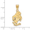Black Bow Jewelry 14k Yellow Gold Georgia Southern Eagles NCAA Large Pendant - 2 of 3