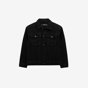 CULTURA Boy's Saddle Stitch Color Denim Jacket With Flap Pocket