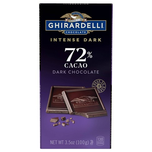 Ghirardelli Intense Dark Chocolate 72% Cacao Bar - 3.5oz : Target
