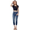 Aeropostale Womens Lace Bodycon Crop Graphic T-Shirt - 3 of 3