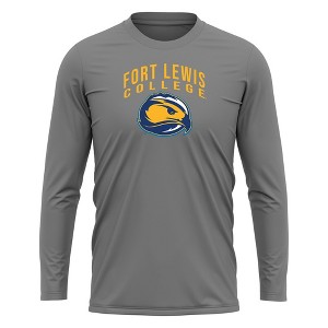 Fort Lewis College Adult Sport Long Sleeve Primary Logo, Black - 1 of 4