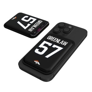 NFL Denver Broncos Players Game Tactic Black Magnetic Credit Card Wallet - 1 of 3