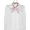 Allegra K Women's Chiffon Floral Print Square Scarves Kerchief Neck Scarf Neckerchief - 2 of 4