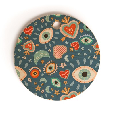 Carey Copeland Written in the Stars Milagros Round Cutting Board - Deny Designs