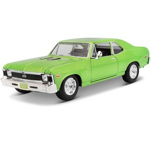 1970 Chevrolet Nova SS Metallic Green 1/24 Diecast Model Car by Maisto - 1 of 4