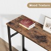 39.3" Entryway Console Table with Storage and Adjustable Shelf, Rustic Sofa Table for Living Room, Hallway & Bedroom - 3 of 4