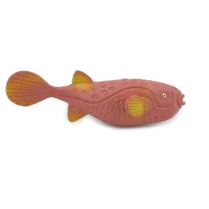 Collectible Wildlife Gifts | Pufferfish, Blowfish, Saltwater Fish, Rubber, Realistic, Model,  Toy,  Educational, Gift,    2 1/2"   F588 B34 - 1 of 4
