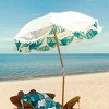 MINNIDIP Round Outdoor Patio Beach Umbrella - That's Banana (leave)s - 2 of 3