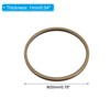 Unique Bargains DIY Crafts Copper Durable Anti-rust Beading Hoop Earrings 60 Pcs - 2 of 4