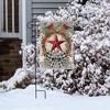 Briarwood Lane Winter Garden Flag 12x18 For Outdoor Berry Wreath Barnstar For Winter Garden Flag Flags For Outside - 4 of 4