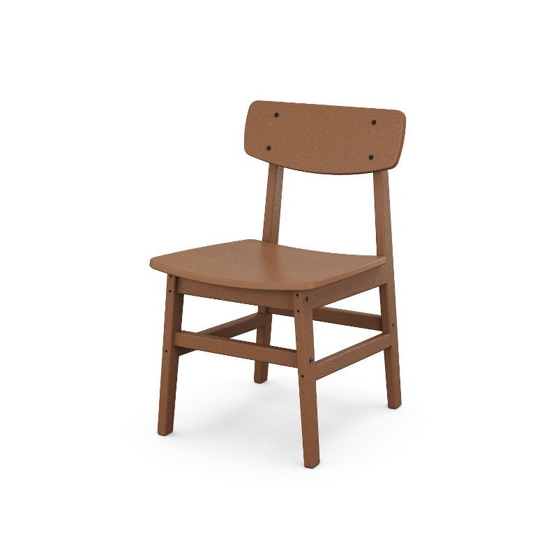 POLYWOOD Modern Studio Urban Outdoor Patio Armless Chair, 1 of 2