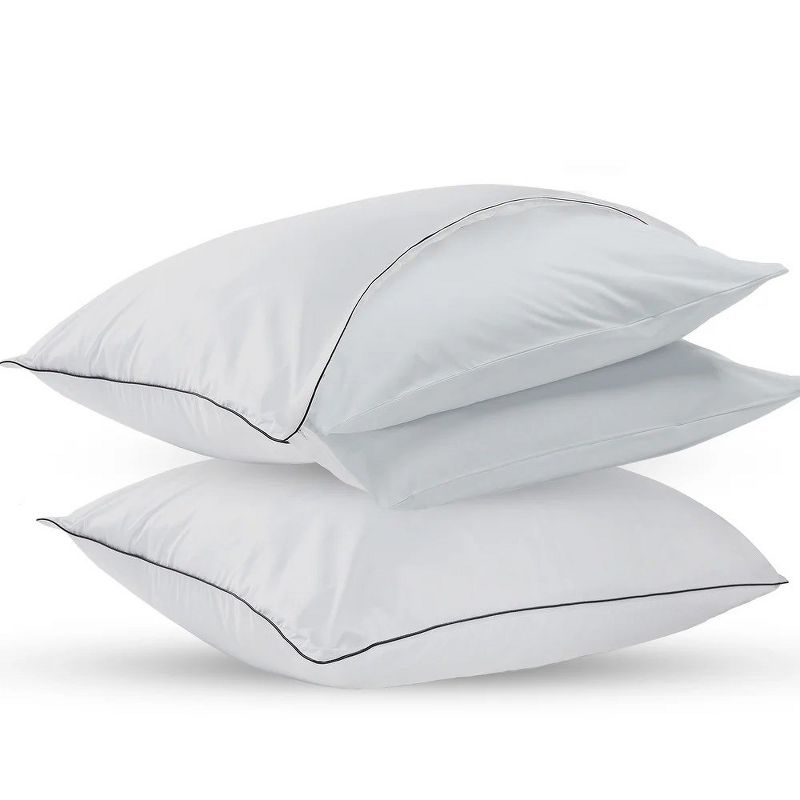 Cheer Collection Set of 2 Adjustable Layered Pillows, 4 of 10