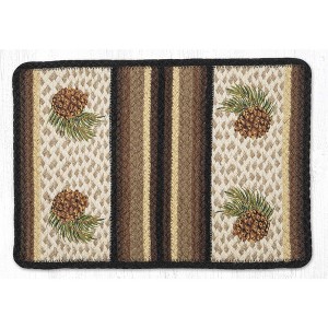 Earth Rugs Pinecone Field Oblong Printed Placemat 13"x19" - 1 of 3
