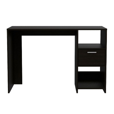 NicBex 43.3 Inch Computer Home Office Desk with 1 Drawer and 2 Open Shelves for Bedroom,Study Room,Office