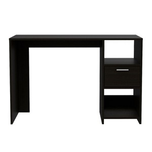 NicBex 43.3 Inch Computer Home Office Desk with 1 Drawer and 2 Open Shelves for Bedroom,Study Room,Office - 1 of 4