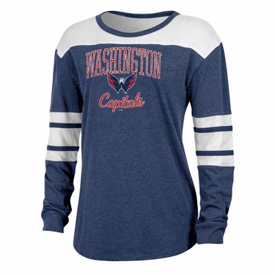 NHL Washington Capitals Women's Long Sleeve Fashion T-Shirt