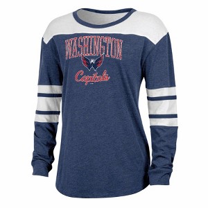 NHL Washington Capitals Women's Long Sleeve Fashion T-Shirt - 1 of 3